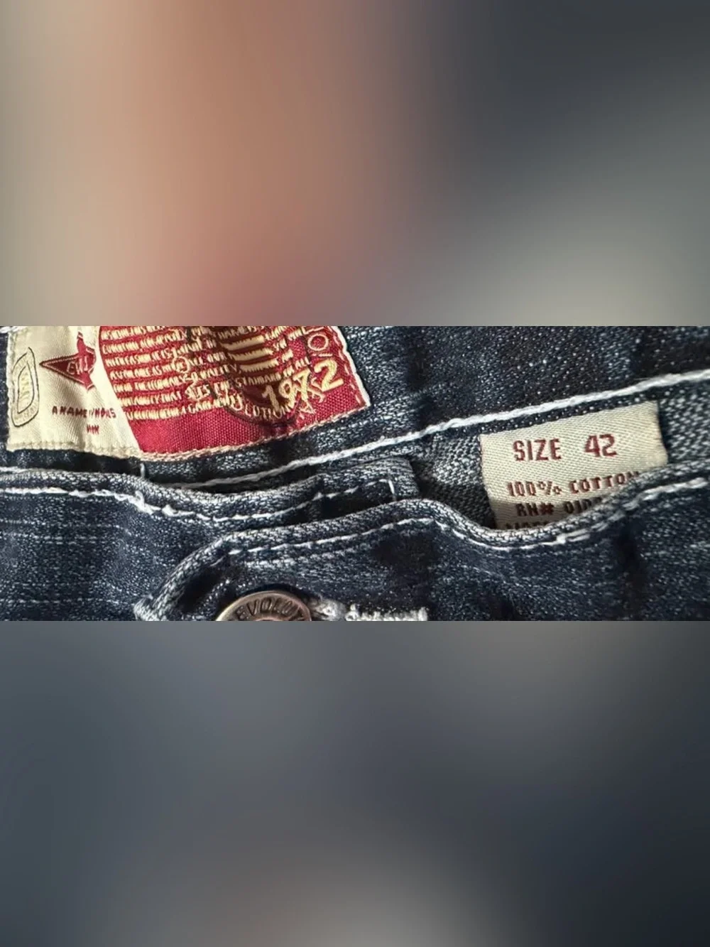 Evolution Denim Shorts Sz 42